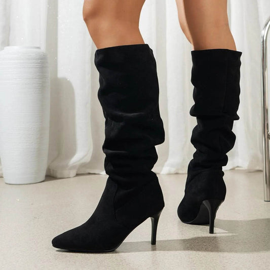 Buy Center Knee High Wool Boot Socks - Stylish & Warm for Winter - Buy Center UK
