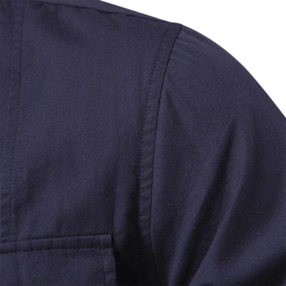 AIOPESON 2023 Men’s Military Style Pocket Shirt - 100% Cotton Slim Fit - Buy Center UK