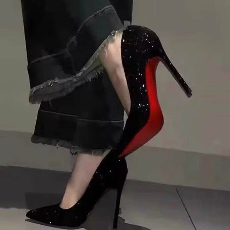 Buy Center 10cm High Heels - Sexy Sequins Summer Fashion Pumps - Buy Center UK