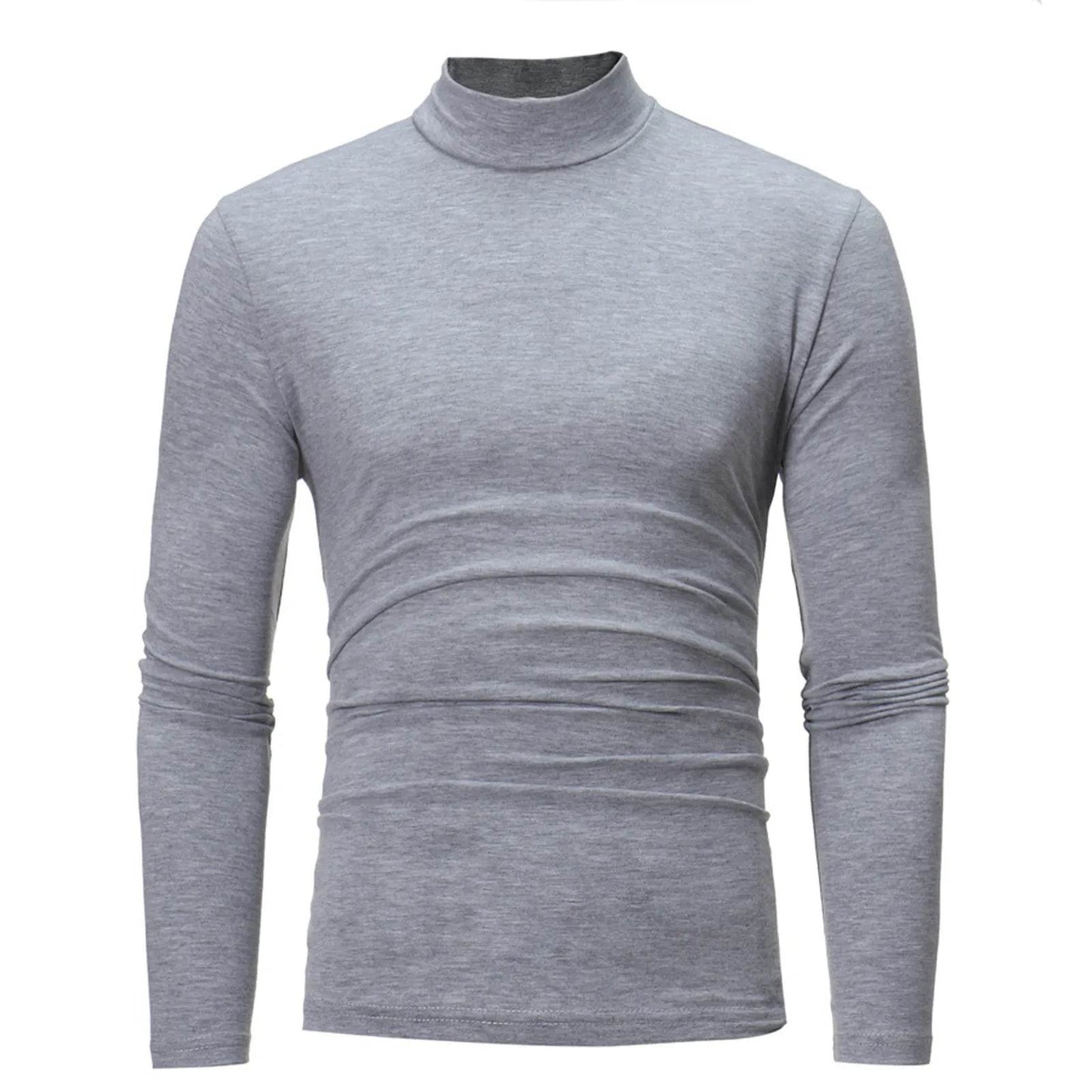 Buy Center Men's Slim Fit Long-Sleeved Turtleneck Sweater for Winter - Buy Center UK