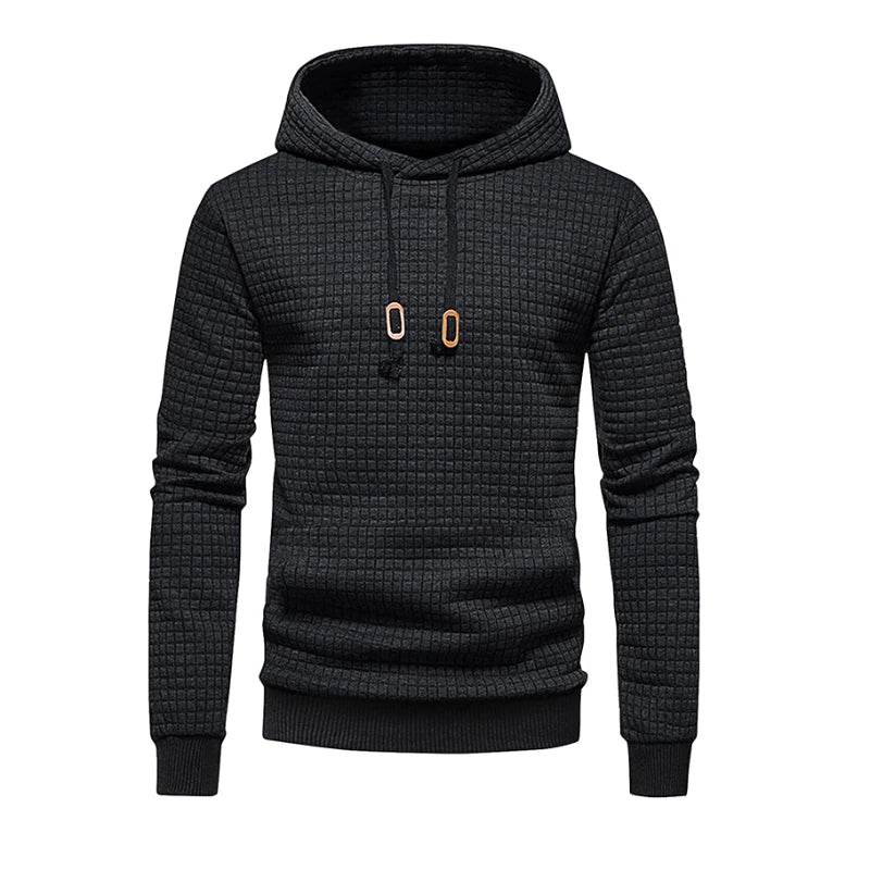 Buy Center Men's Hooded Pullover - Slim Fit Knit Sweater for Fall - Buy Center UK