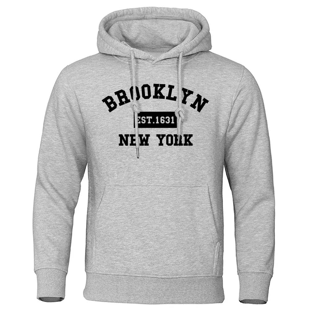 Buy Center Letter Printed Men's Hoodie - Stylish Loose Fit & Warm - Buy Center UK