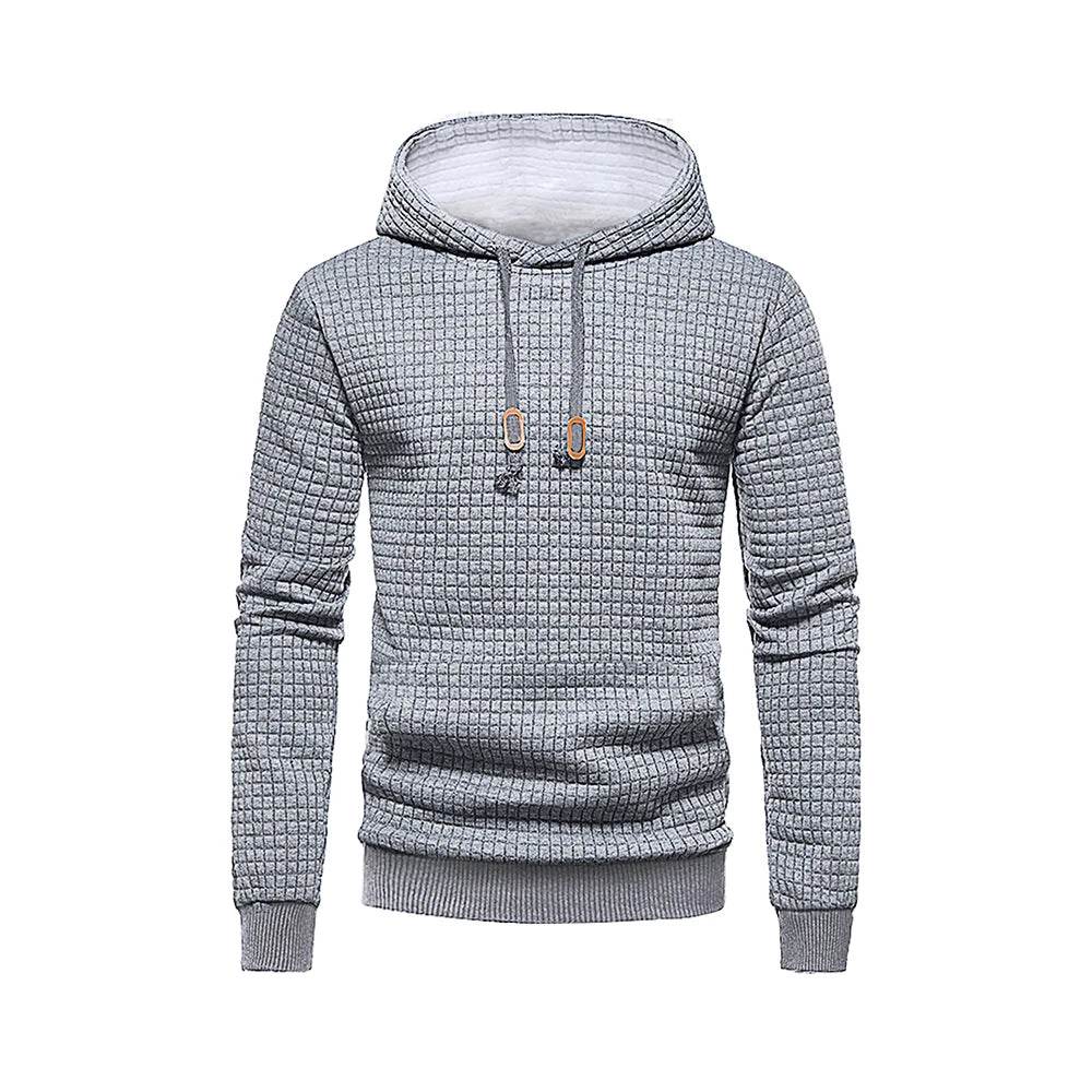 Buy Center Men's Hooded Pullover - Slim Fit Knit Sweater for Fall - Buy Center UK