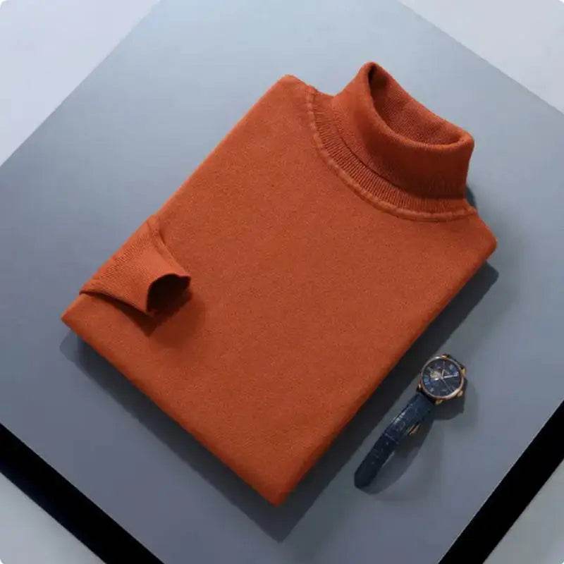 Buy Center Cashmere Cotton Blend Turtleneck Sweater - Warm & Stylish - Buy Center UK