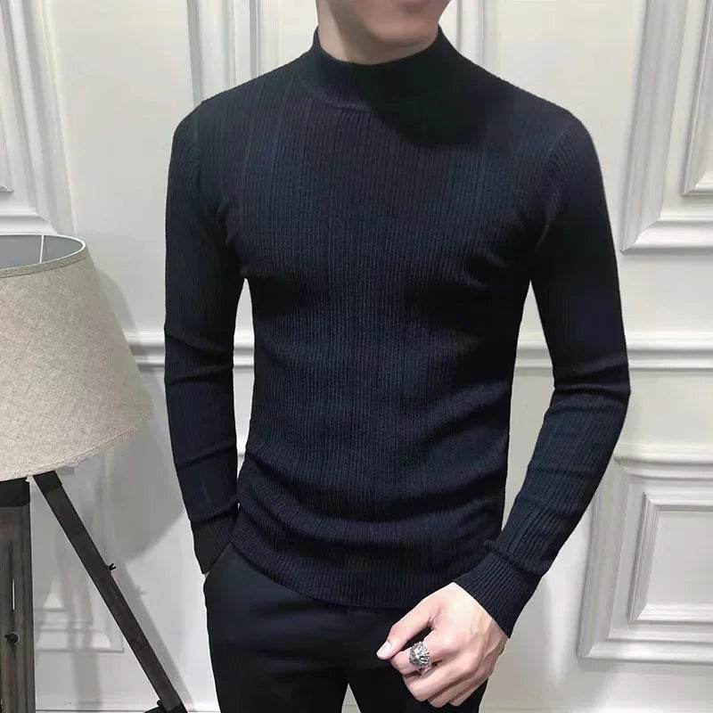 Buy Center Casual Vintage Wool Turtleneck Sweater - Oversize Fit 2024 - Buy Center UK