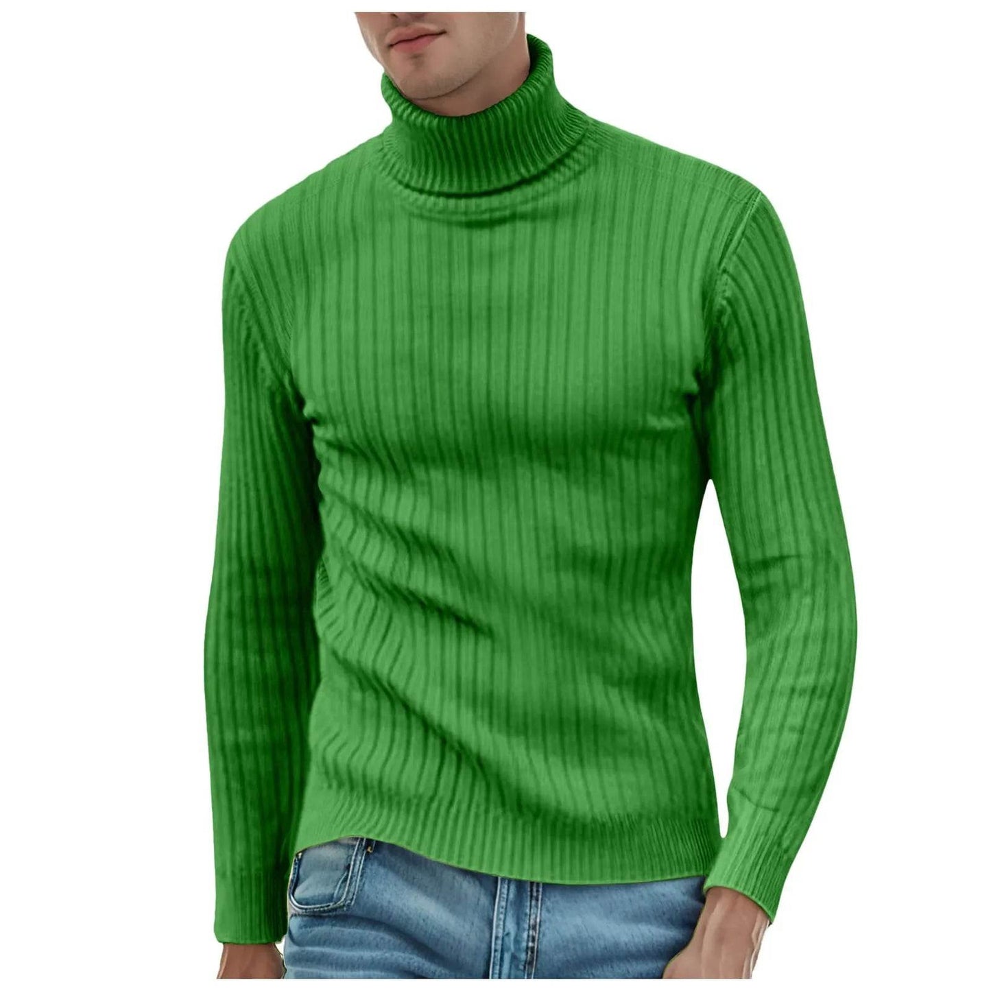 Buy Center Men's Winter Turtleneck Sweater - Warm & Stylish Knit - Buy Center UK