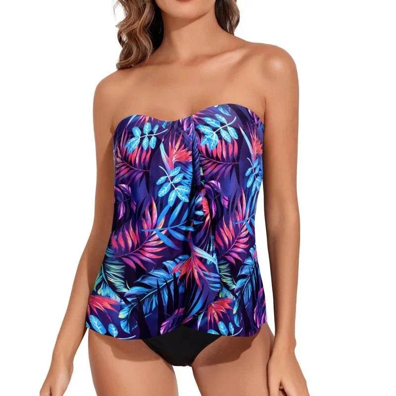 2025 Ladies Two-Piece Bikini Set - Large Triangle Swimwear - Buy Center UK