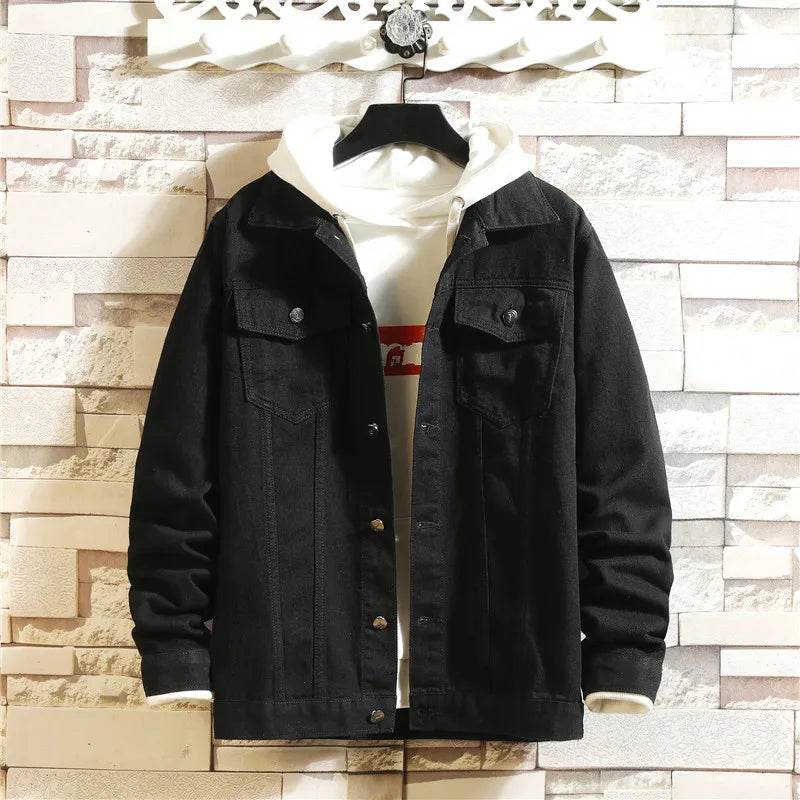 Buy Center Men's Denim Jacket - Casual Bomber Plus Size 5XL - Buy Center UK