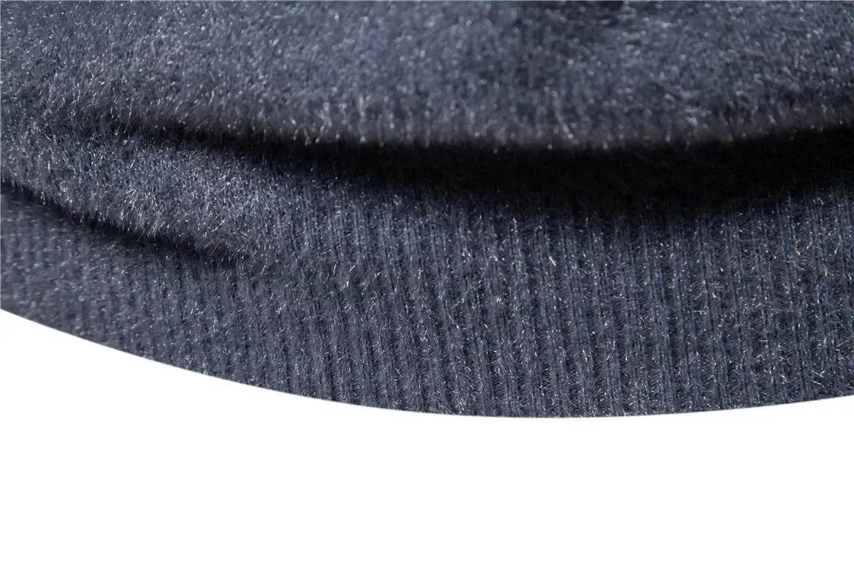 Buy Center Men's Slim Fit Turtleneck Sweater - Trendy Knitted Pullover - Buy Center UK