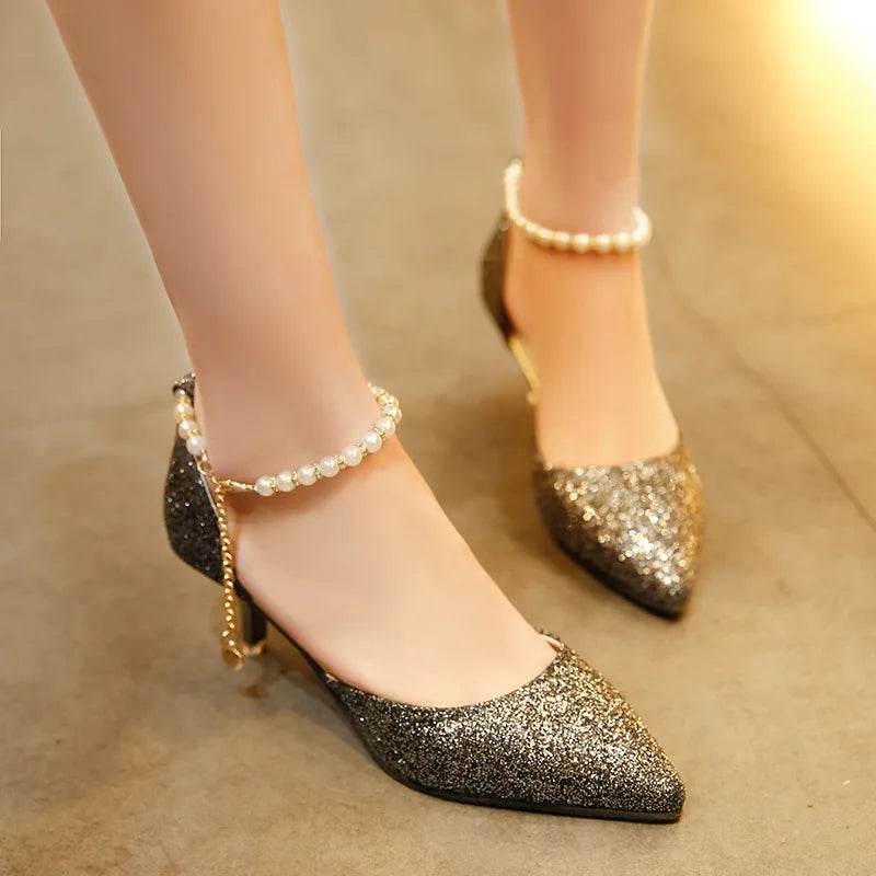 Trend Elegant Pointed Toe High Heels Mules for Women - Sexy Pumps - Buy Center UK