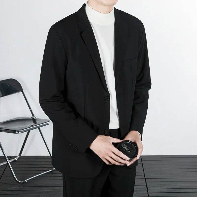 Buy Center Spring Autumn Blazer - Elegant Big Size Men's Suit - Buy Center UK