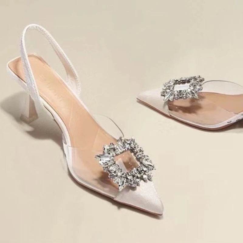 Buy Center Sexy Pointed Toe High Heels - Crystal Comfortable Design - Buy Center UK