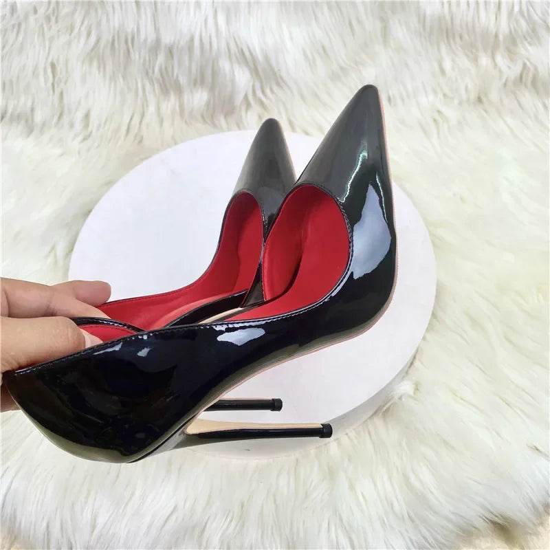 Buy Center Black Pointed High Heels for Women - Sexy 12cm Pumps - Buy Center UK