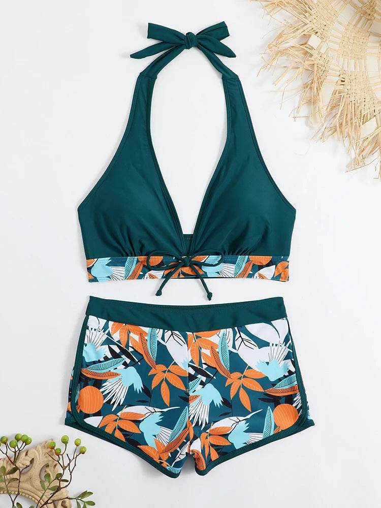 2025 Halter Bikini Set - High Waist Women's Swimsuit for Beach - Buy Center UK