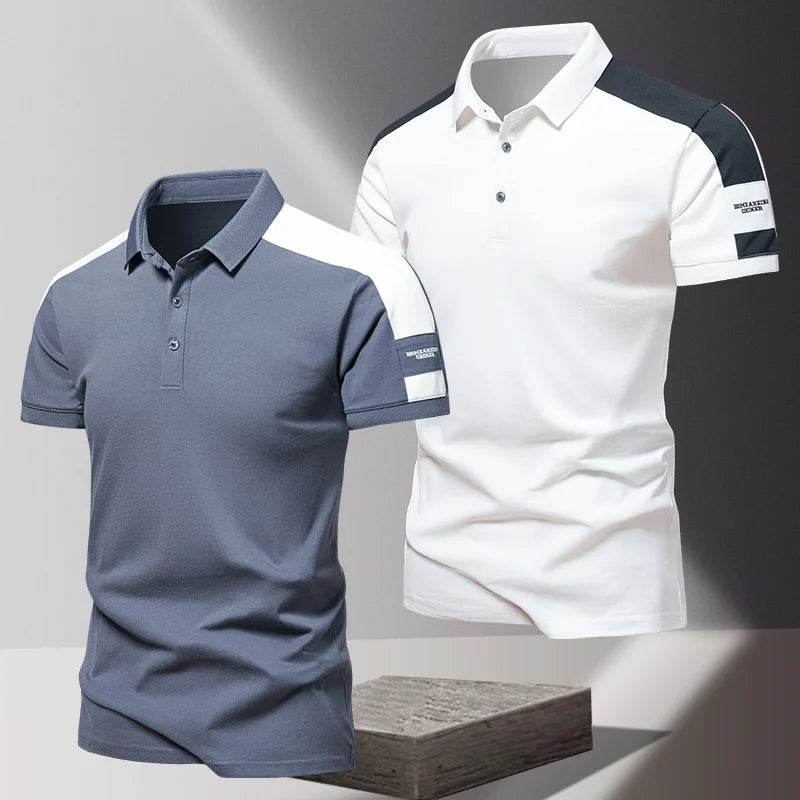 Buy Center Men's Ice Silk POLO Shirt - Breathable Business Casual Top - Buy Center UK
