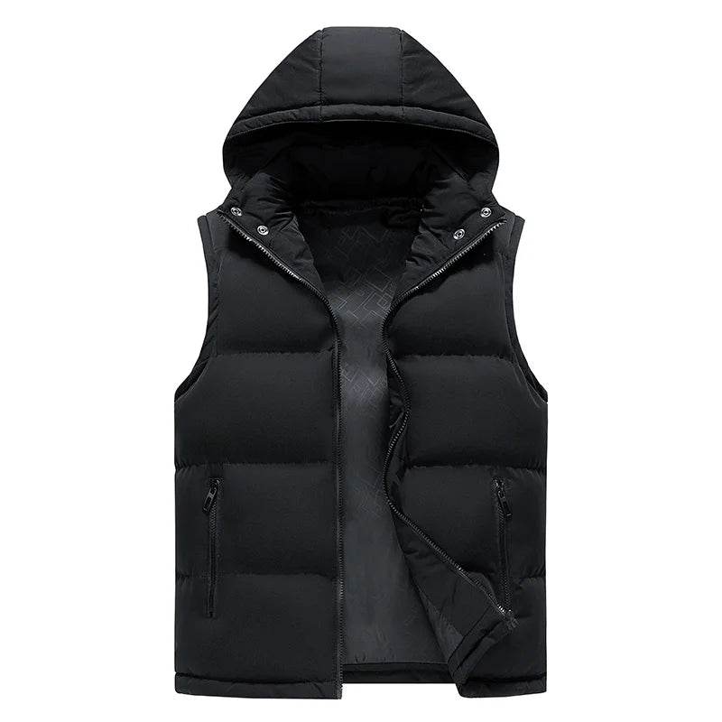 Buy Center Japanese Hooded Down Vest - Warm Windproof Coat - Buy Center UK