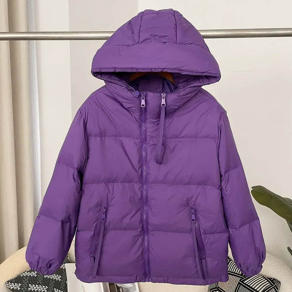 Buy Center Women's Hooded Down Jacket - Warm, Thickened for Winter - Buy Center UK