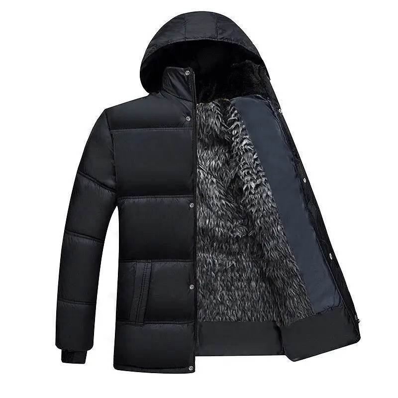 Buy Center Men's Black Cotton Jacket - Warm & Casual Hooded Wear - Buy Center UK