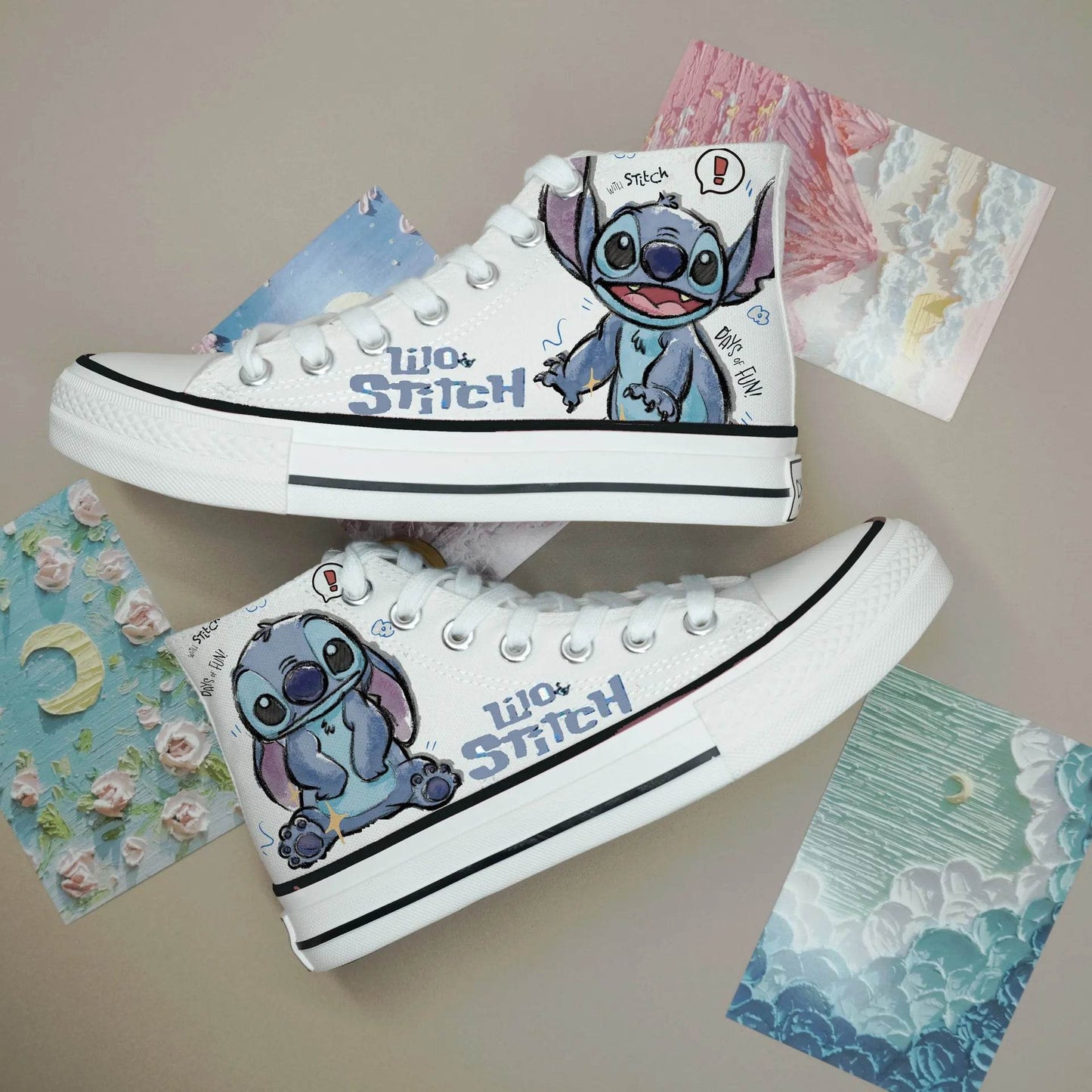 Buy Center Disney Stitch Lotso Cartoon Canvas Sneakers - Unisex Style - Buy Center UK