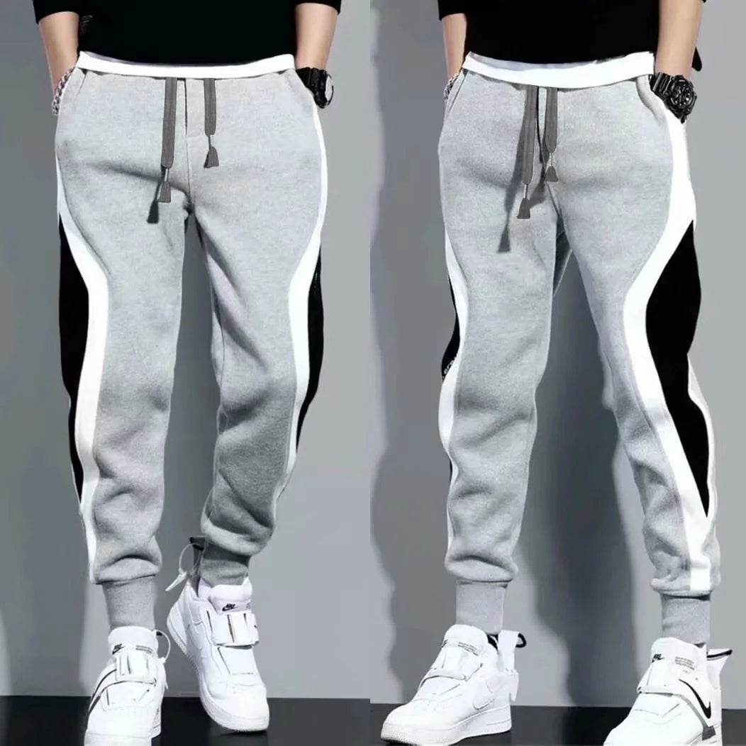 Buy Center 2024 Men's Sports Pants - Loose Fit & Patchwork Design - Buy Center UK