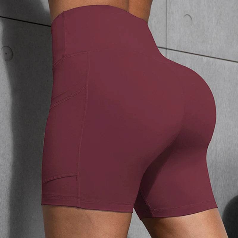 Buy Center Women’s High Waist Cycling Shorts - Butt Lifting & Pockets - Buy Center UK