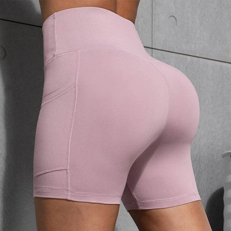 Buy Center Women’s High Waist Cycling Shorts - Butt Lifting & Pockets - Buy Center UK