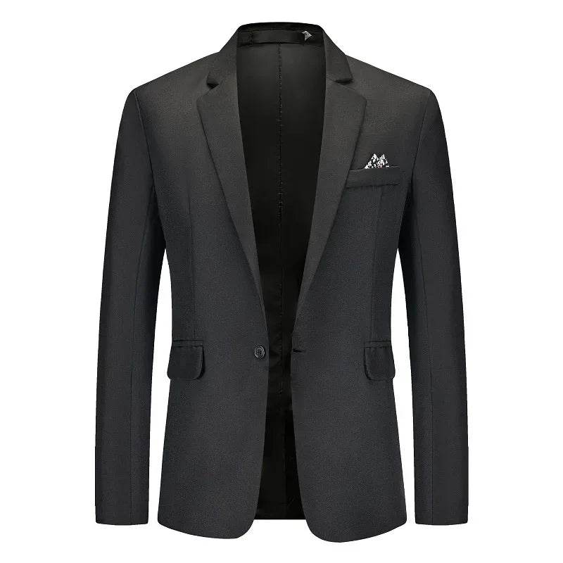 Buy Center Men's Western-Style Casual Blazer - Trendy Korean Design - Buy Center UK