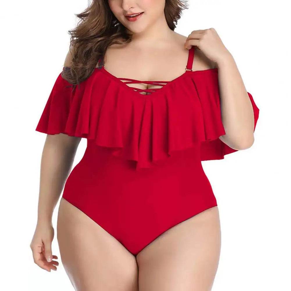Buy Center High Waist Padded Monokini - Quick Drying Women Swimsuit - Buy Center UK