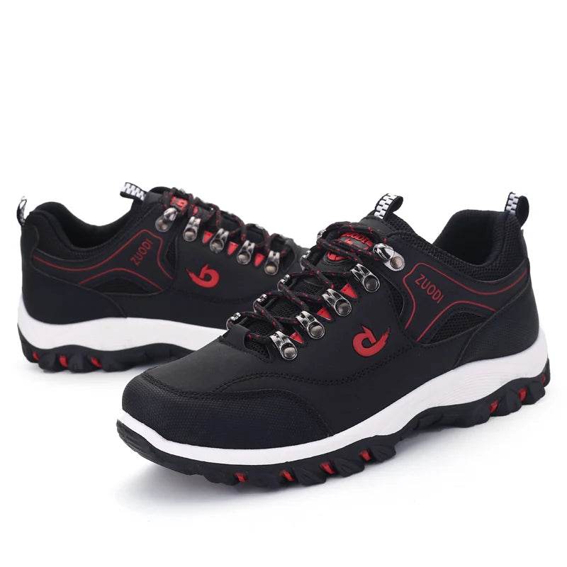 Buy Center Leather Casual Sneakers - Lightweight for All-Day Comfort - Buy Center UK