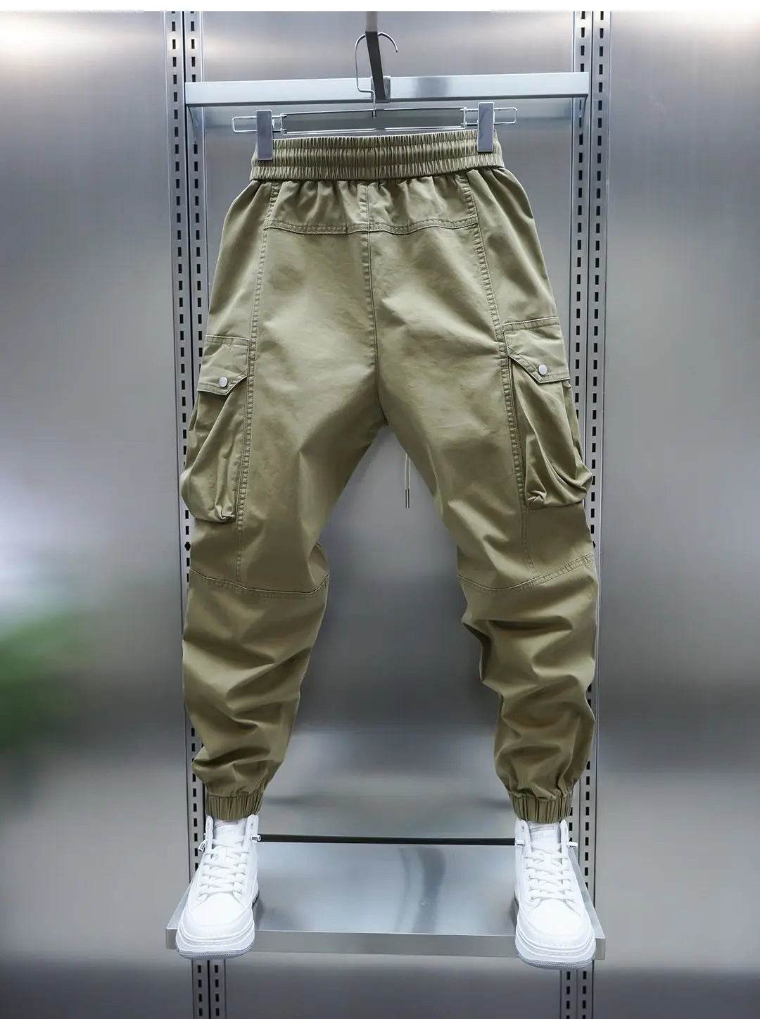 Buy Center Men's Big Pocket Jogger Pants - Slim Fit Harem Trousers - Buy Center UK