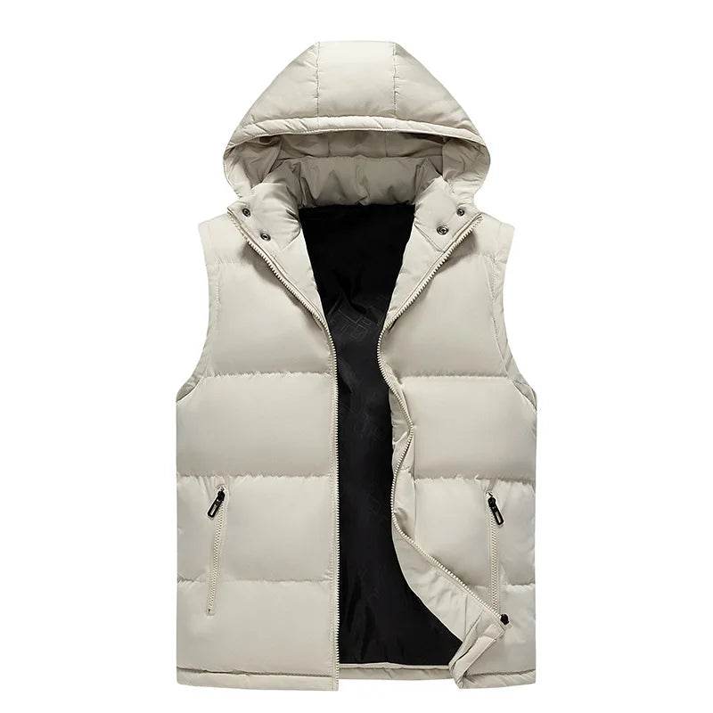 Buy Center Japanese Hooded Down Vest - Warm Windproof Coat - Buy Center UK