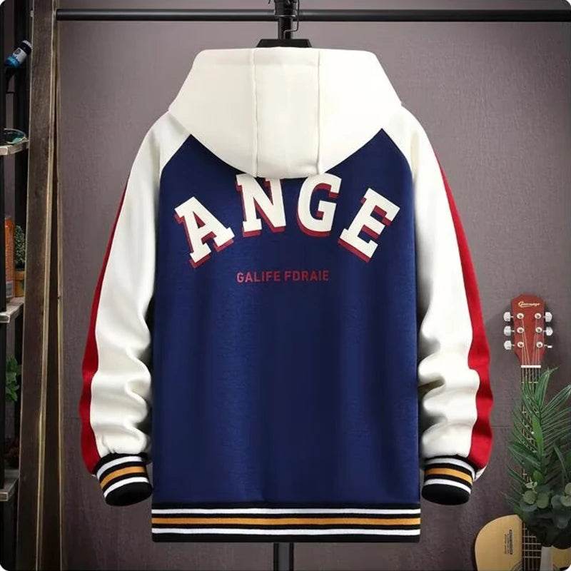 2023 Korean Men's Spring Jackets - Casual Hooded Streetwear Coats - Buy Center UK