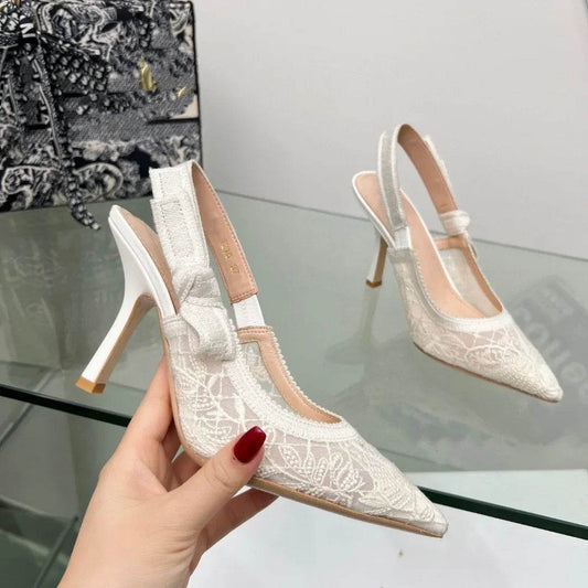 Trendy Fairy Tale Lace Mesh High Heels - Buy Center Women's Sandals - Buy Center UK