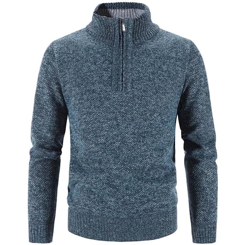 Buy Center Men’s Turtleneck Sweater - Fleece Pullover for Winter - Buy Center UK