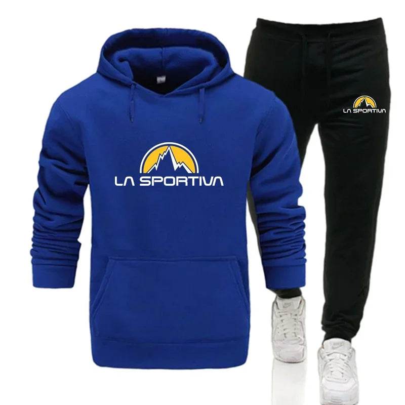La Sportiva Men's Hooded Pullover & Sweatpants Casual Tracksuit - Buy Center UK