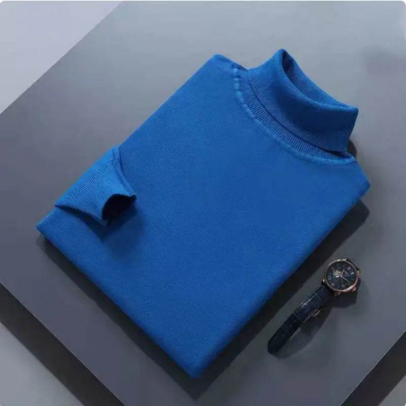 Buy Center Cashmere Cotton Blend Turtleneck Sweater - Warm & Stylish - Buy Center UK
