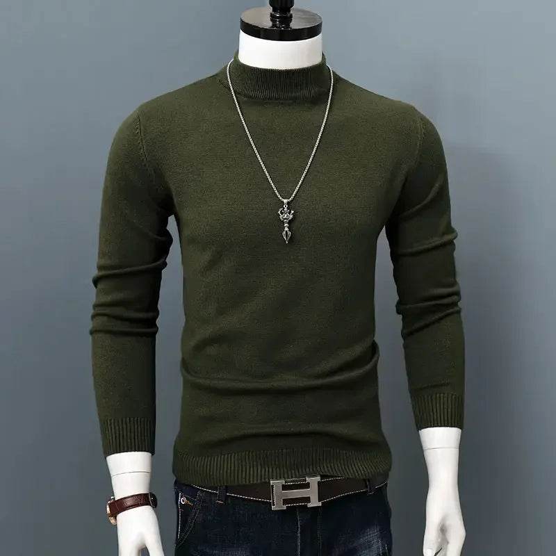 Buy Center Men’s Cashmere Half Turtleneck Sweater - Warm & Stylish - Buy Center UK