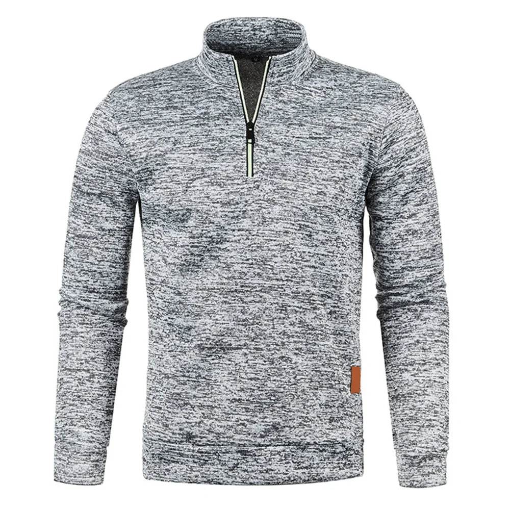 Buy Center Men’s Half-Zip Pullover - Thicker Turtleneck Sweatshirt - Buy Center UK
