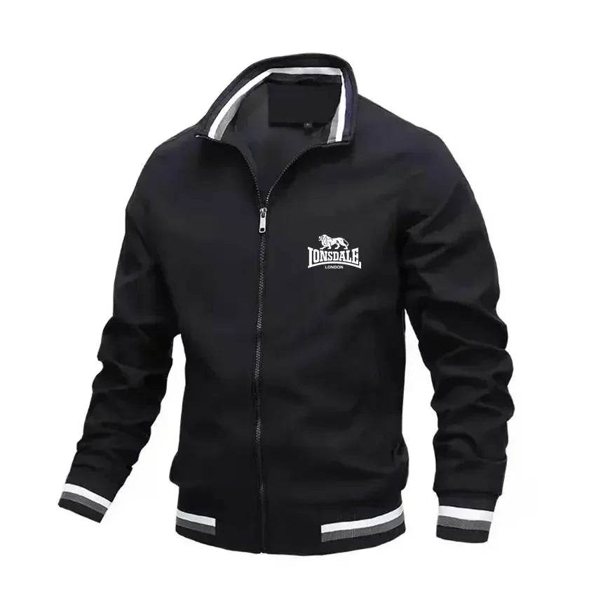 LONSDALE Men's Aviator Jacket - Stand Collar, Casual Slim Fit - Buy Center UK