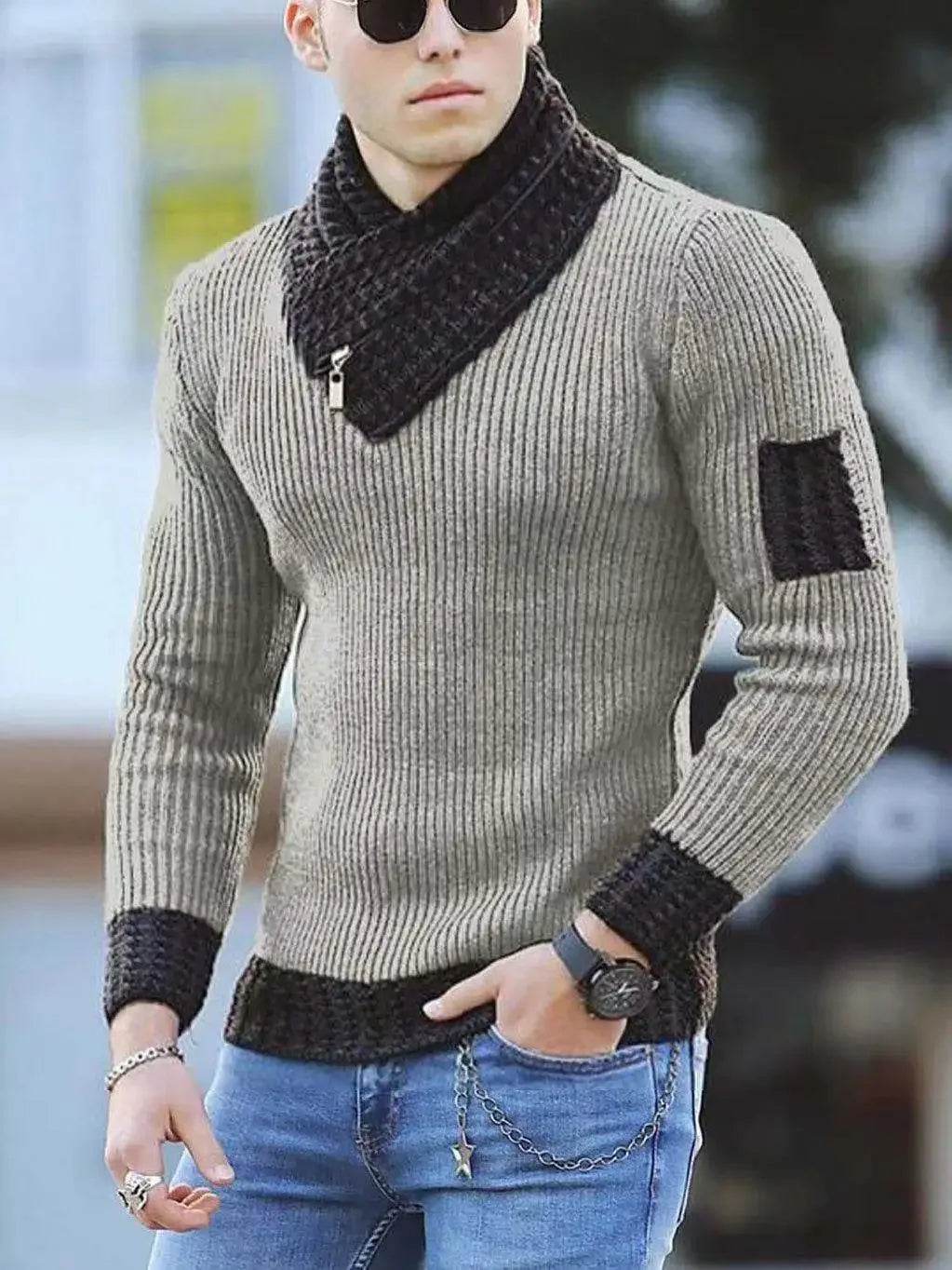 Buy Center Casual Vintage Wool Turtleneck Sweater - Oversize Fit 2024 - Buy Center UK