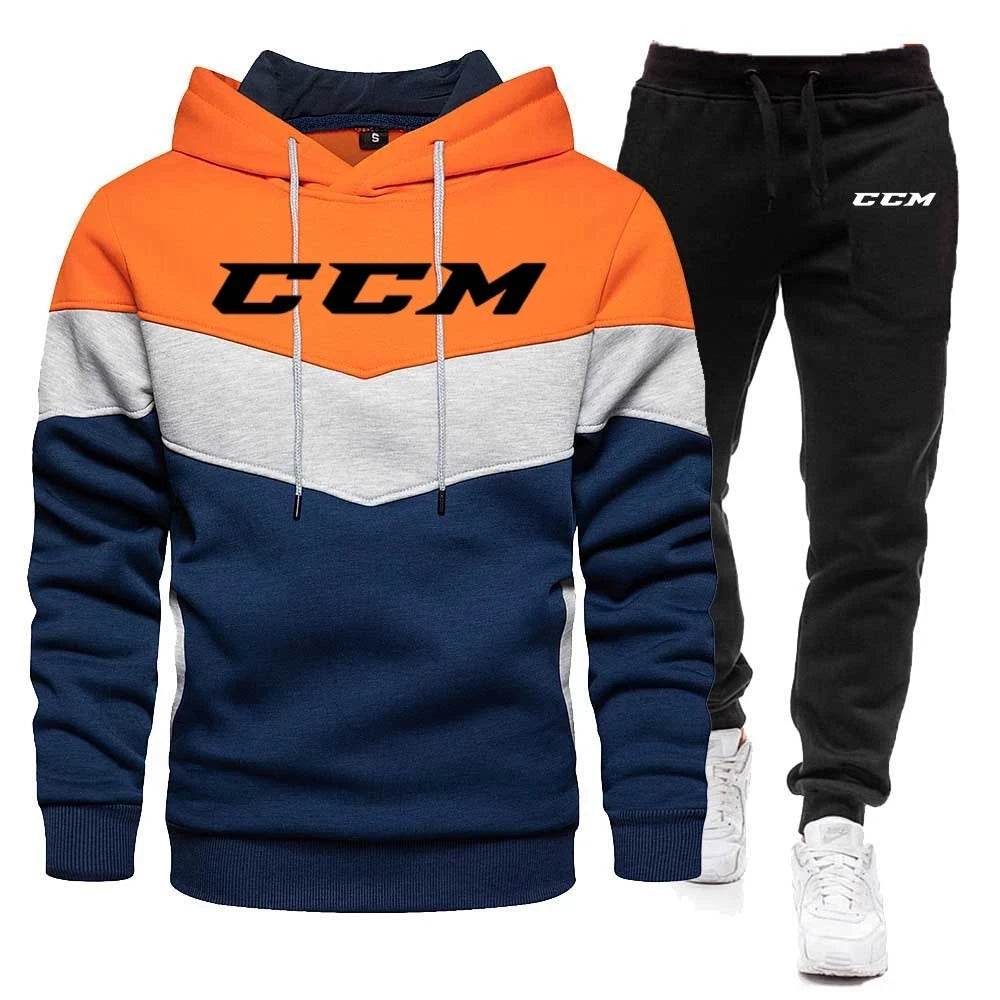 Buy Center Men’s Hooded Sweatshirt Tracksuit Set - Chic Autumn Style - Buy Center UK
