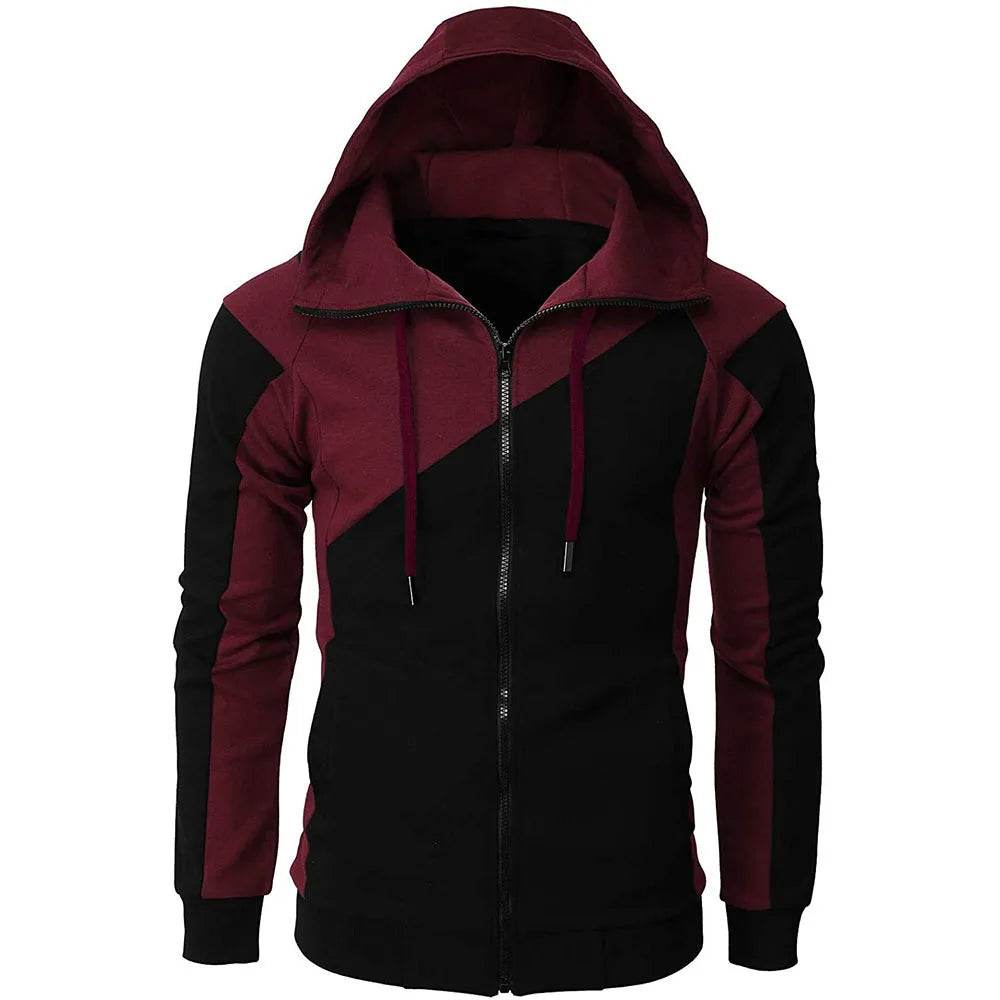 Buy Center 2024 Men’s Long Sleeve Zipper Hoodie - Slim Fit Style - Buy Center UK