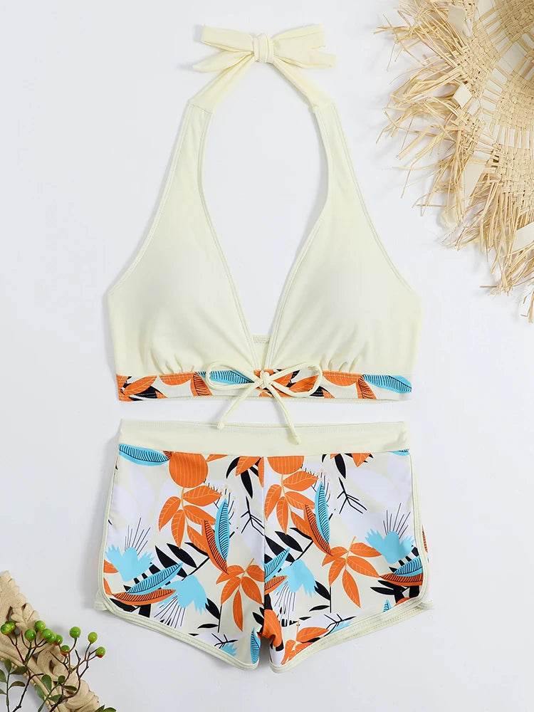 2025 Halter Bikini Set - High Waist Women's Swimsuit for Beach - Buy Center UK