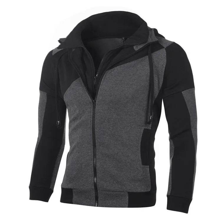 Buy Center 2024 Men’s Long Sleeve Zipper Hoodie - Slim Fit Style - Buy Center UK