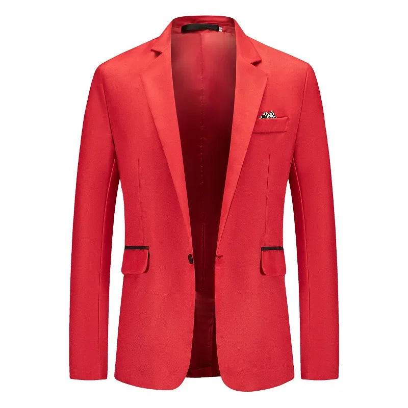 Buy Center Men's Western-Style Casual Blazer - Trendy Korean Design - Buy Center UK