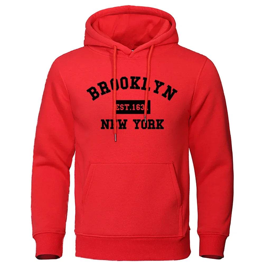 Buy Center Letter Printed Men's Hoodie - Stylish Loose Fit & Warm - Buy Center UK