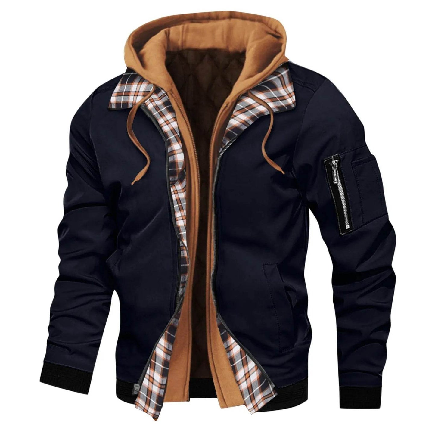 Buy Center Men's Thick Hoodies - Slim Fit Windbreaker for All Seasons - Buy Center UK