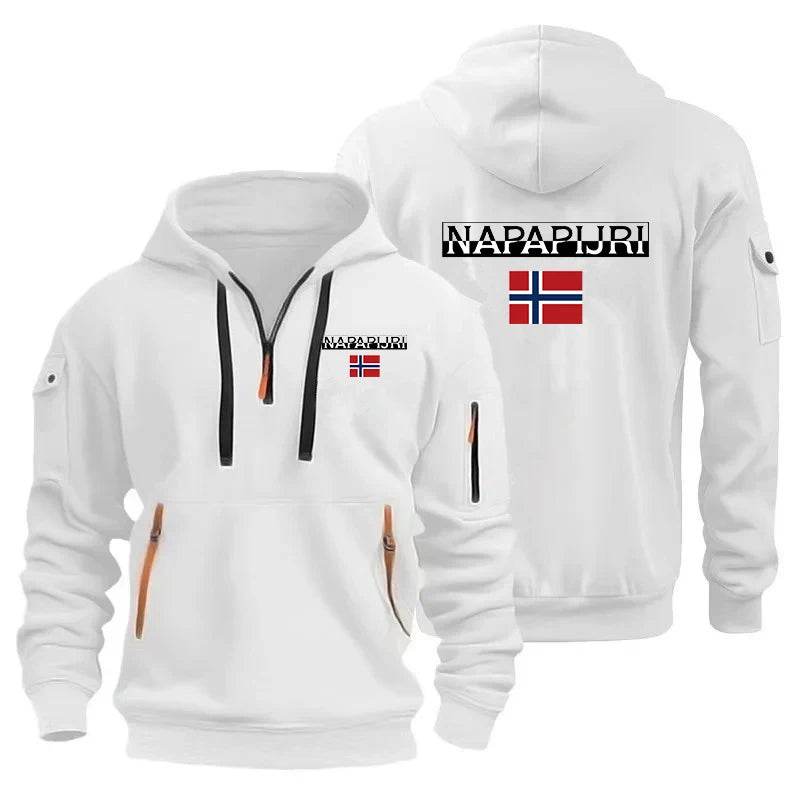 Buy Center Vintage Oversized Cotton Hoodie - Men's Pullover Fashion - Buy Center UK