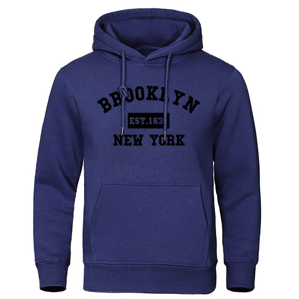 Buy Center Letter Printed Men's Hoodie - Stylish Loose Fit & Warm - Buy Center UK