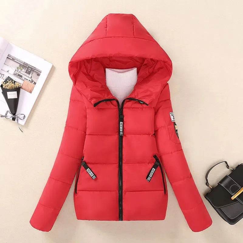 Buy Center Women's Hooded Winter Jacket - Warm Cotton Padded Parka - Buy Center UK